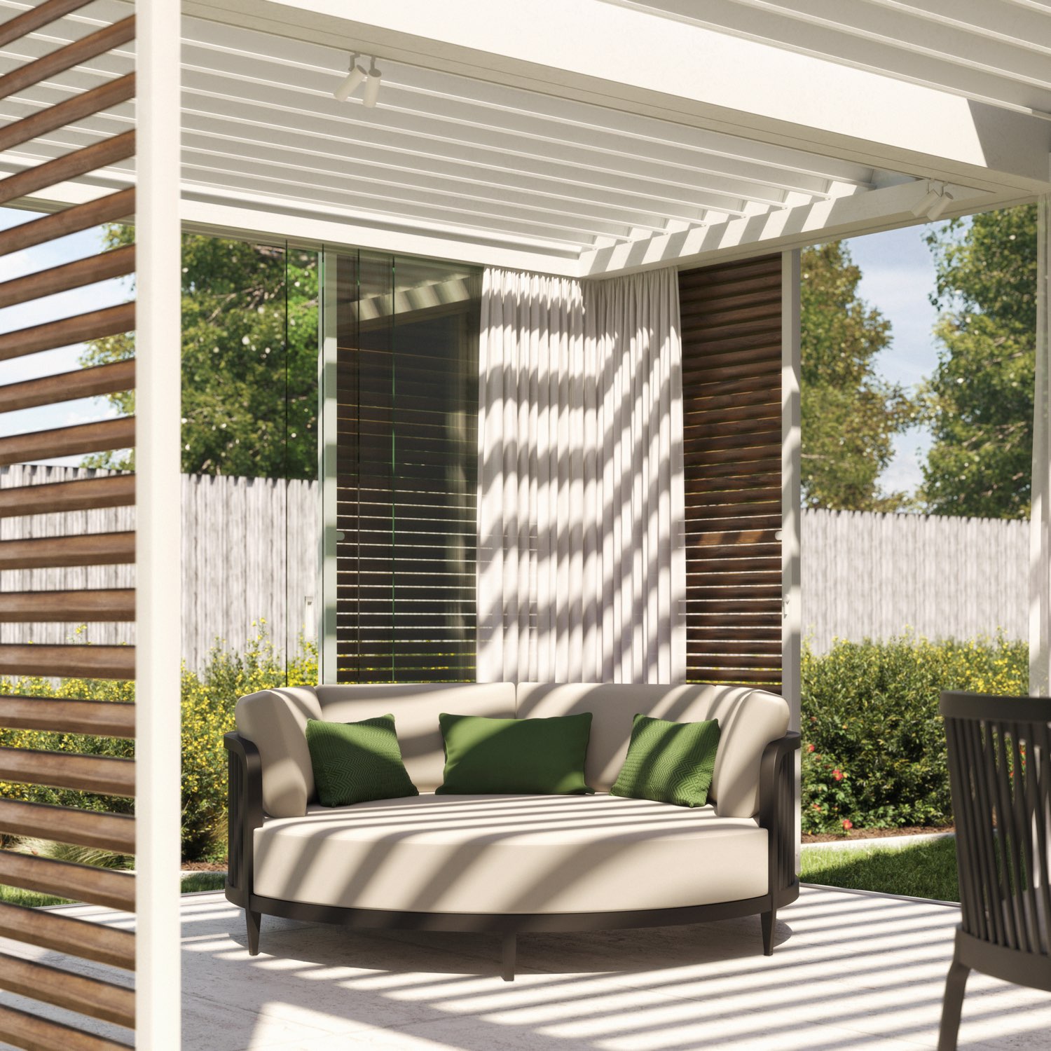 Amani pergola installation