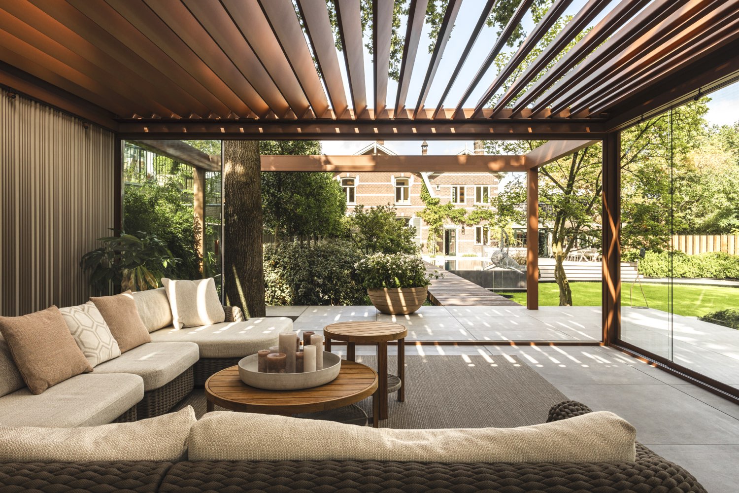 Amani pergola installation