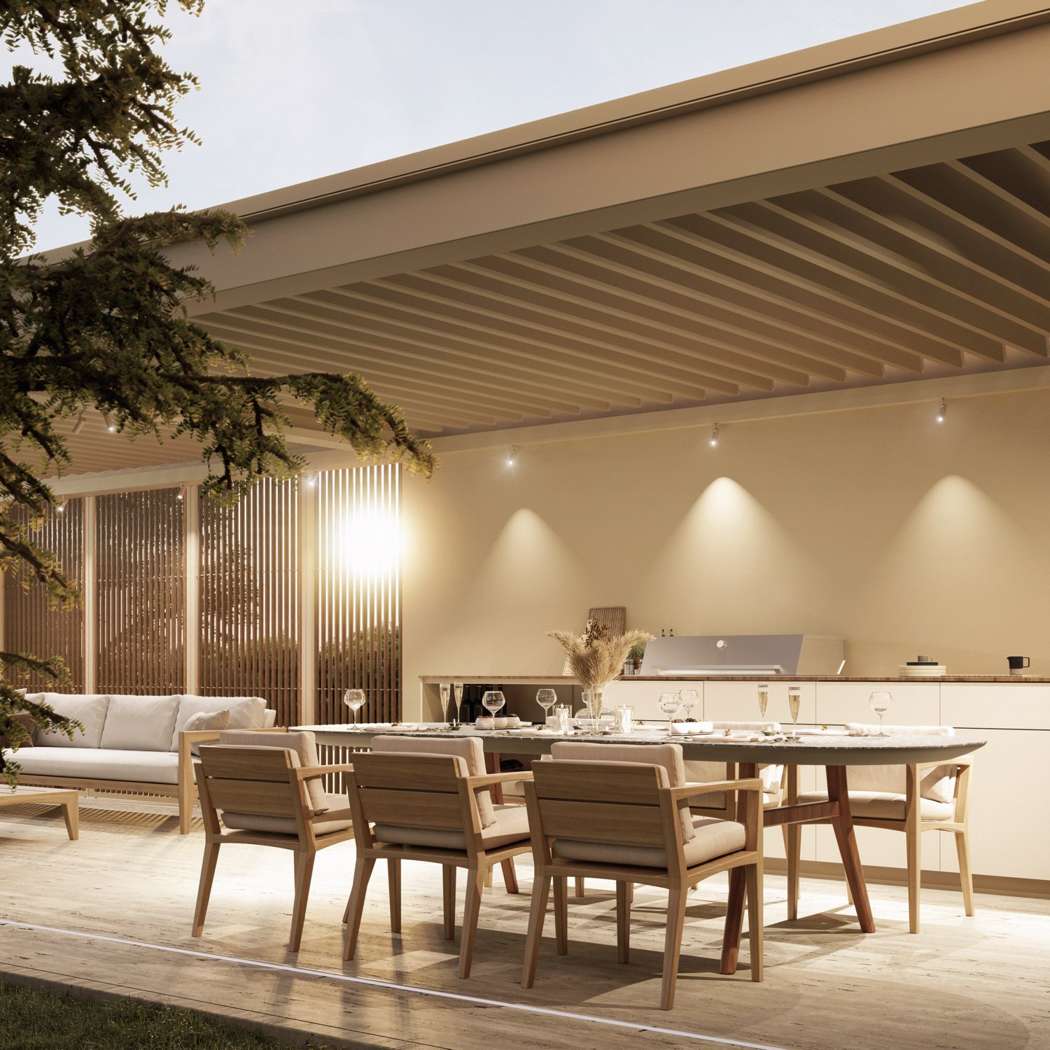 Amani pergola installation