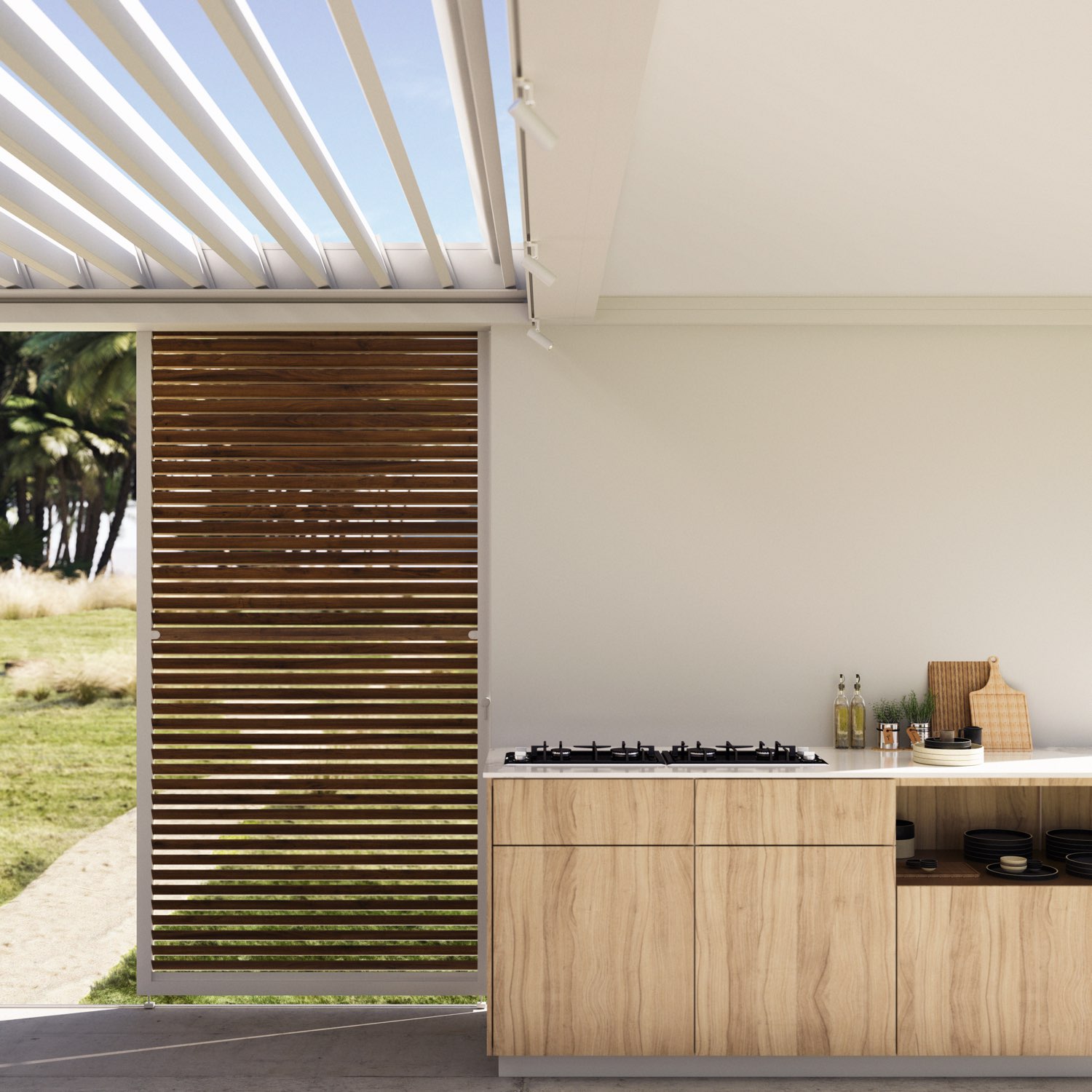 Amani pergola installation