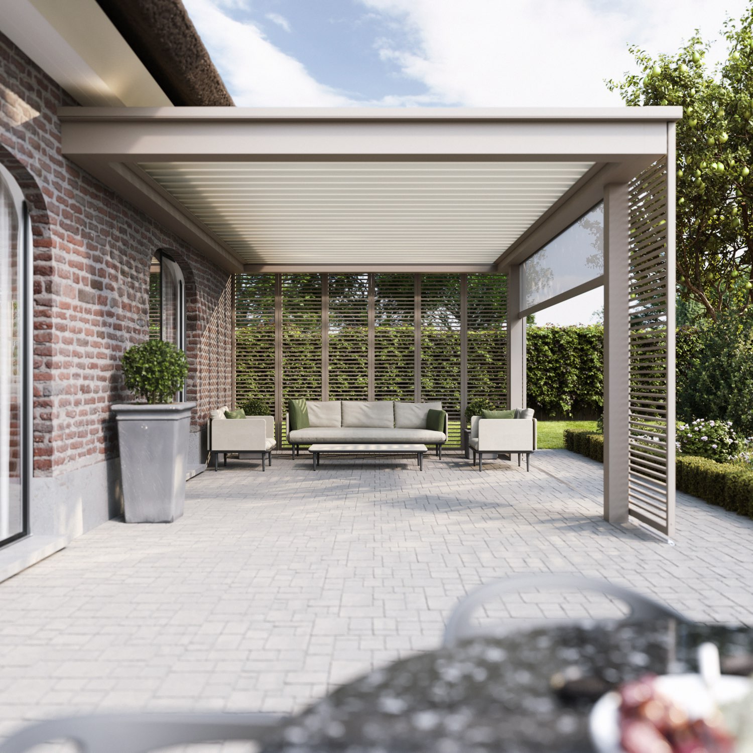 Amani pergola installation
