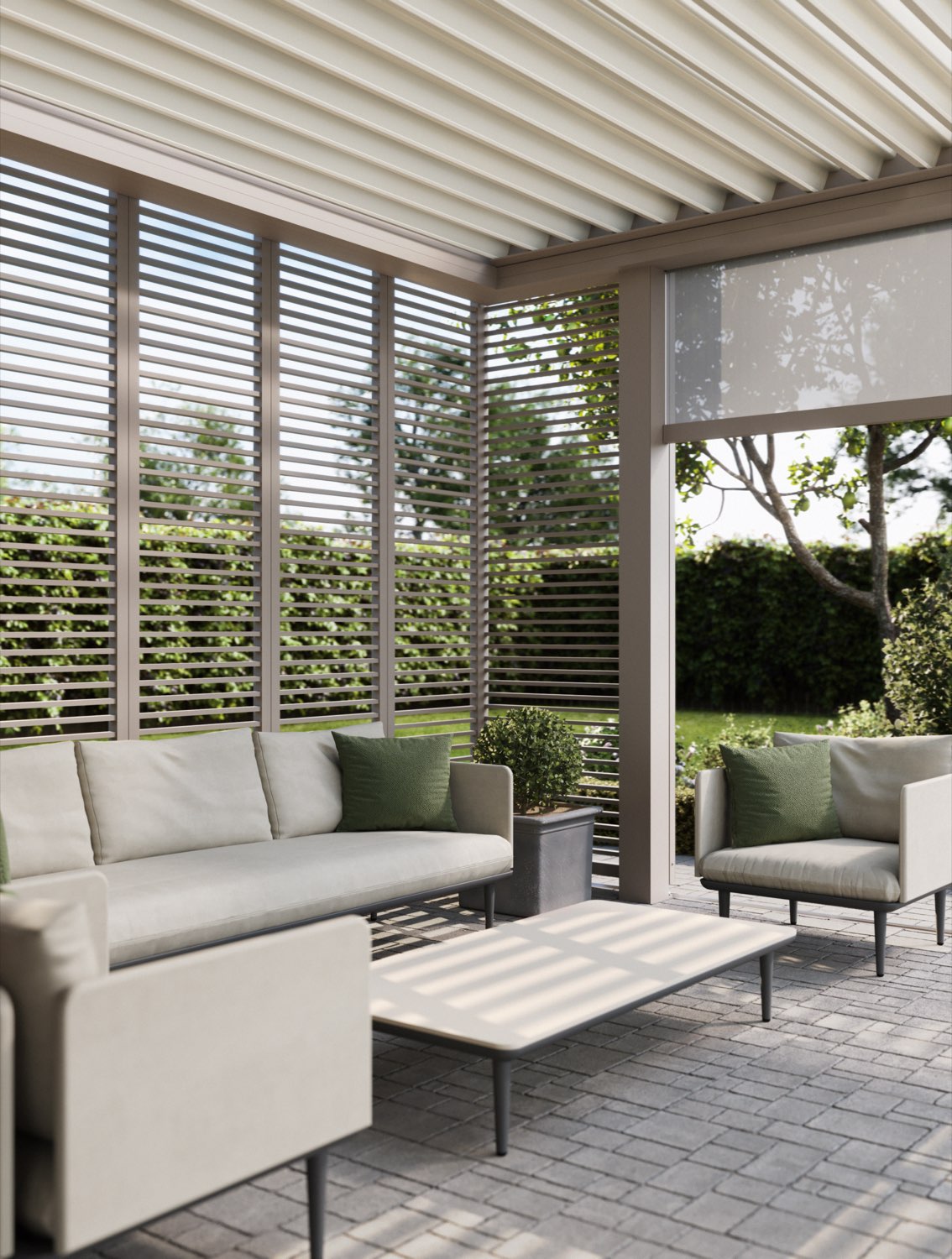 Amani pergola installation