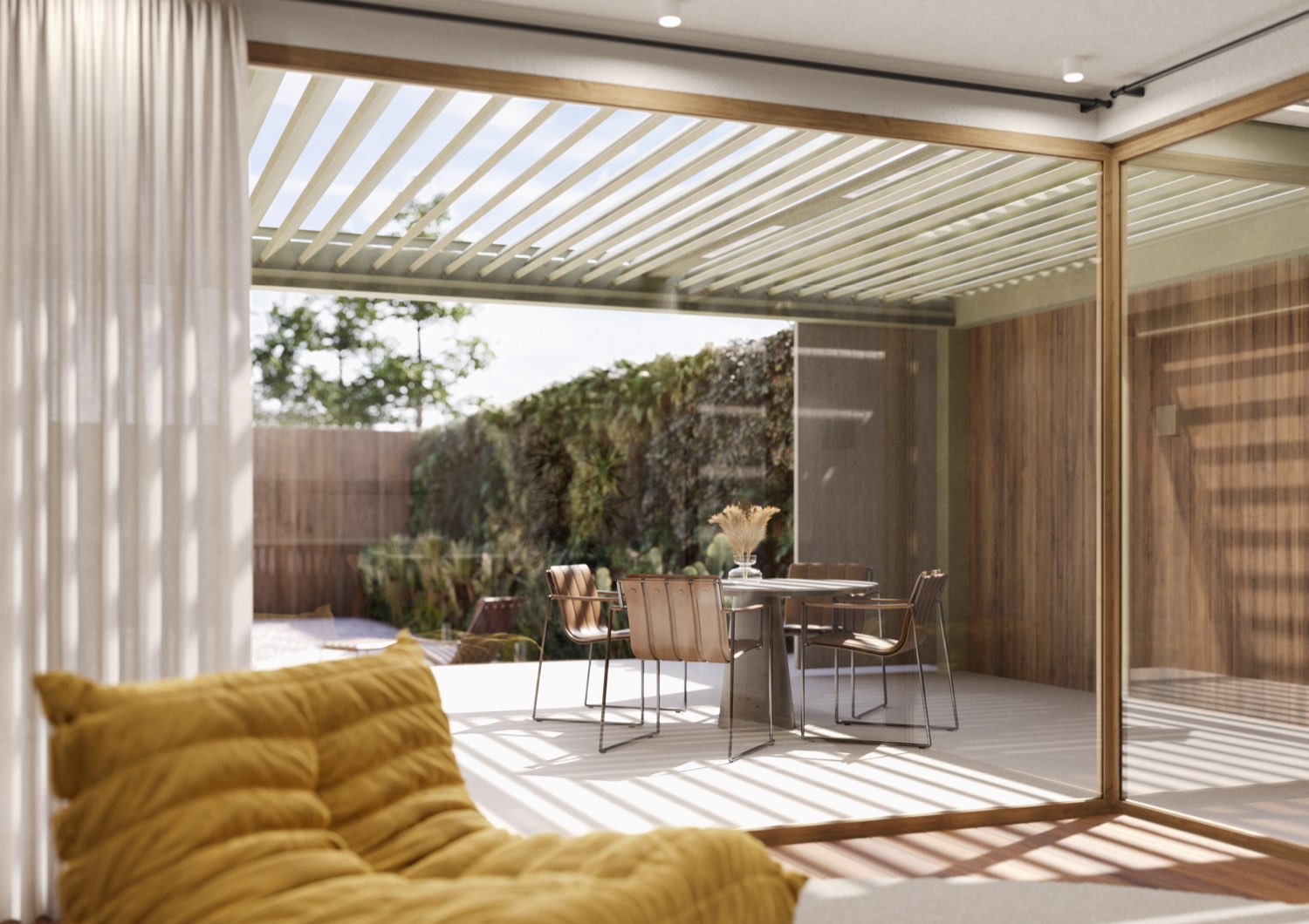 Amani pergola installation