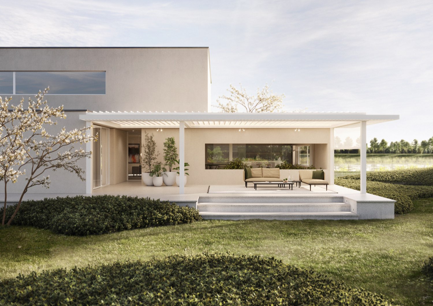 Amani pergola installation