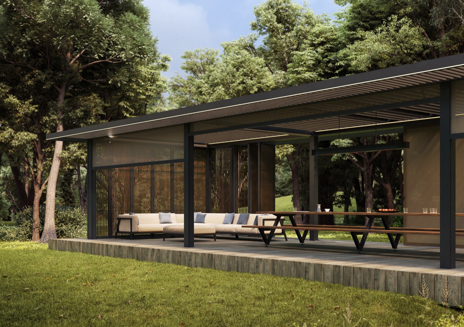 Amani pergola installation