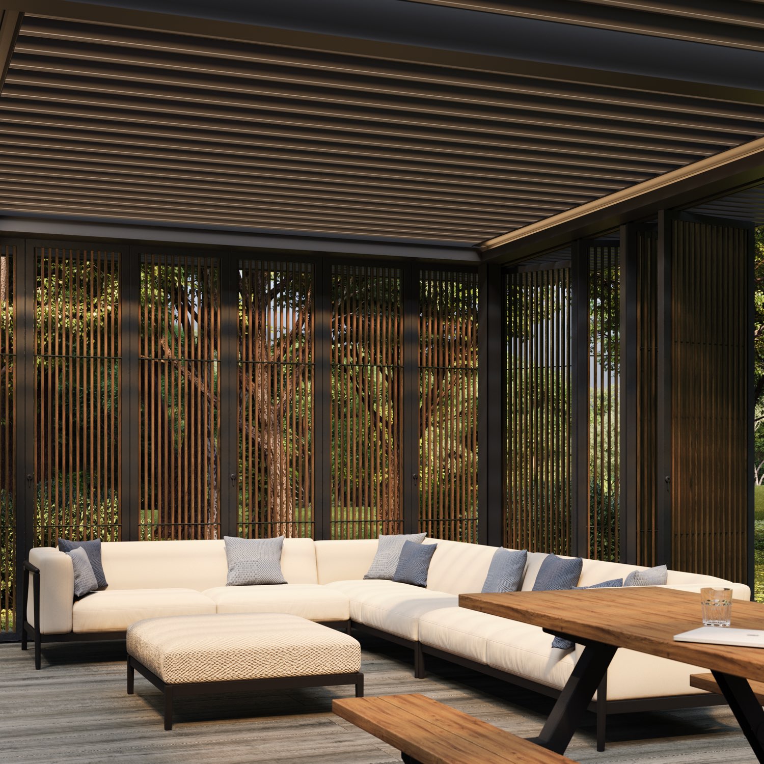 Amani pergola installation