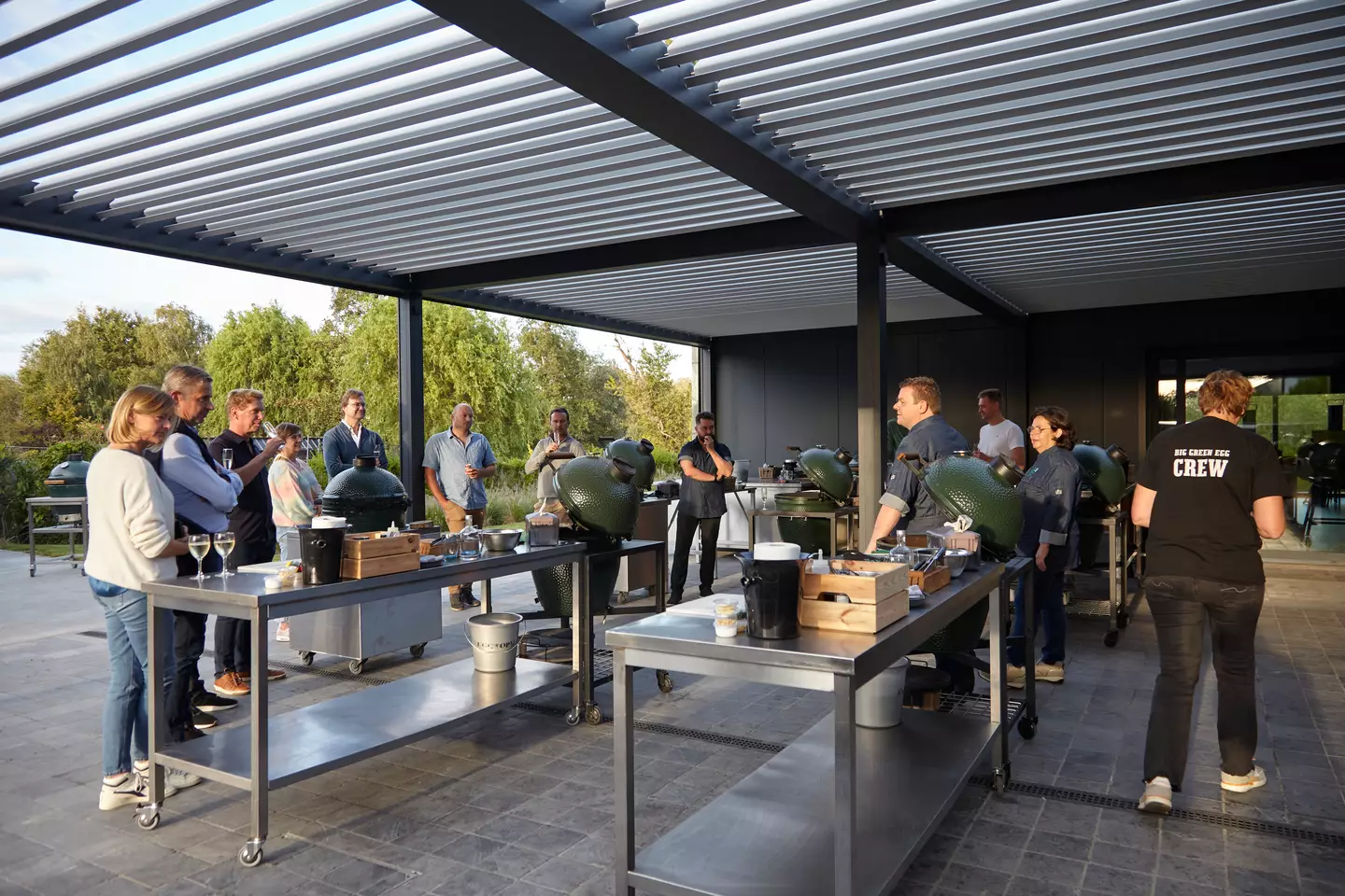 Camargue pergola installation