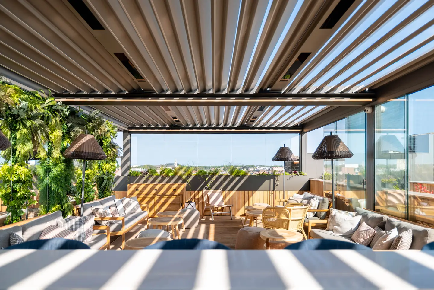 Camargue pergola installation