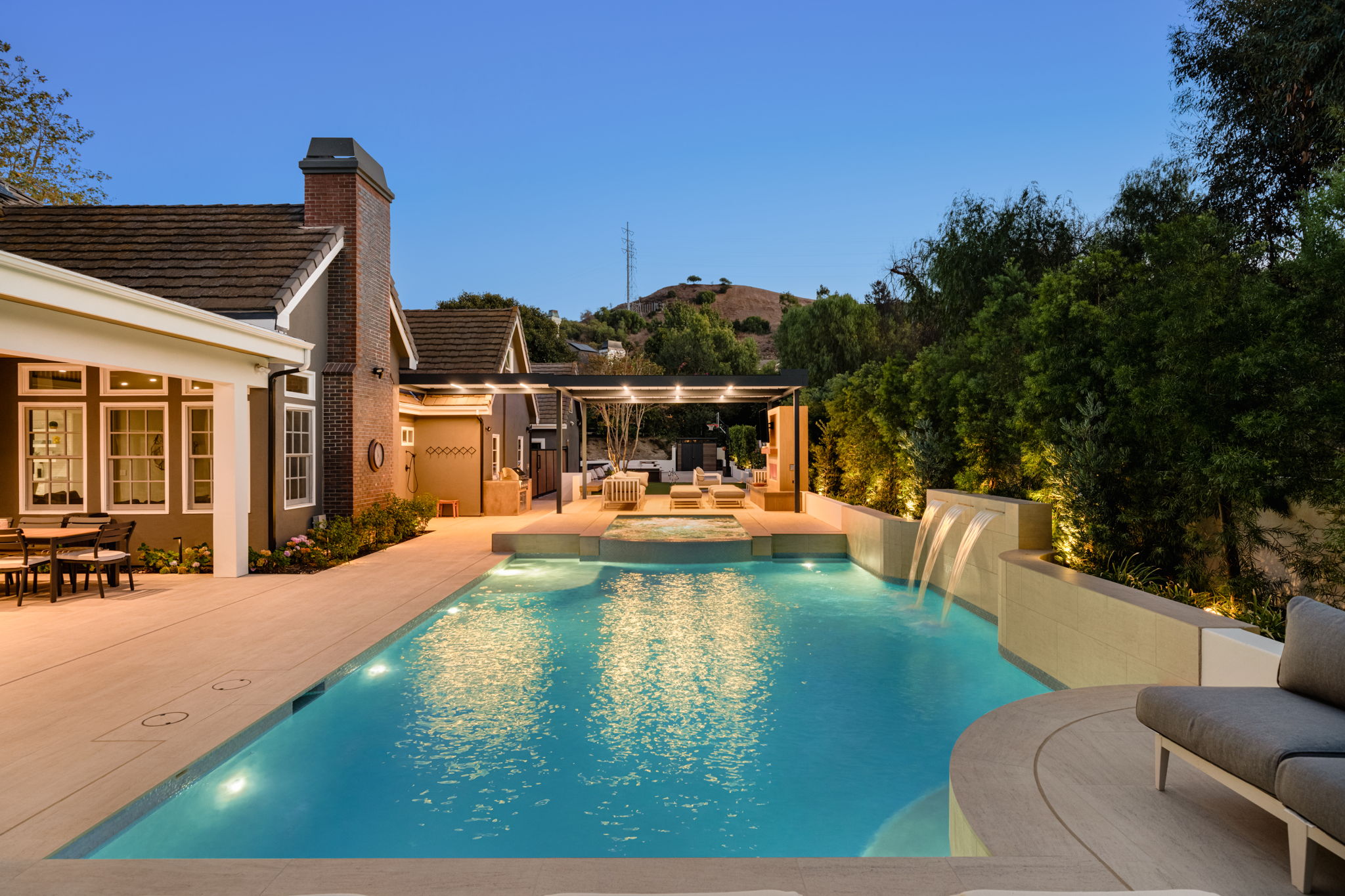 San Juan Capistrano poolside pergola project