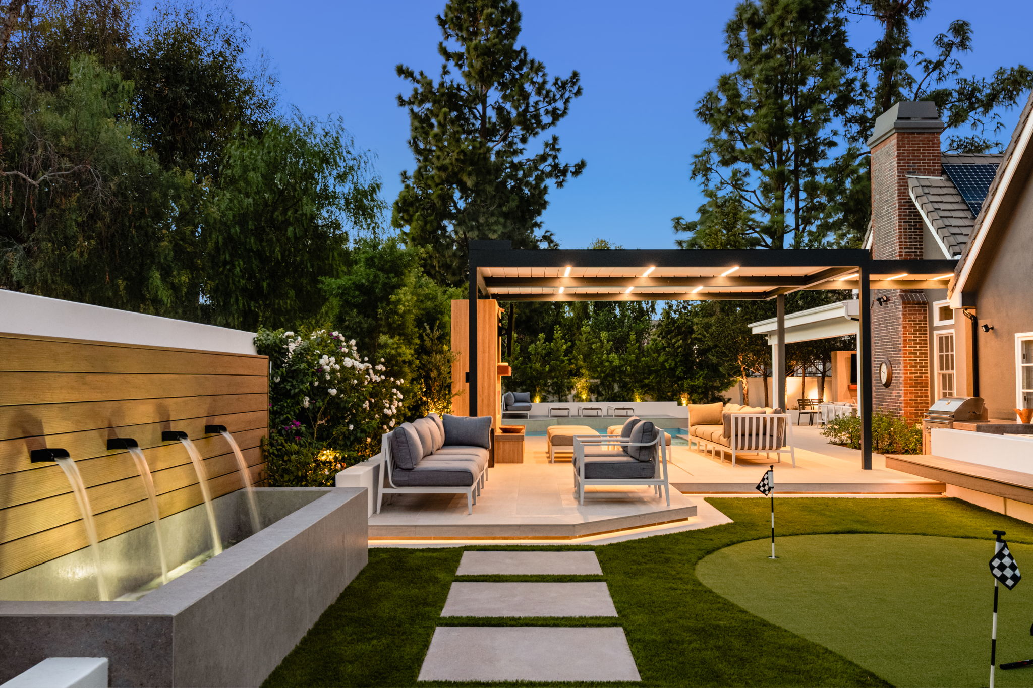 San Juan Capistrano poolside pergola project
