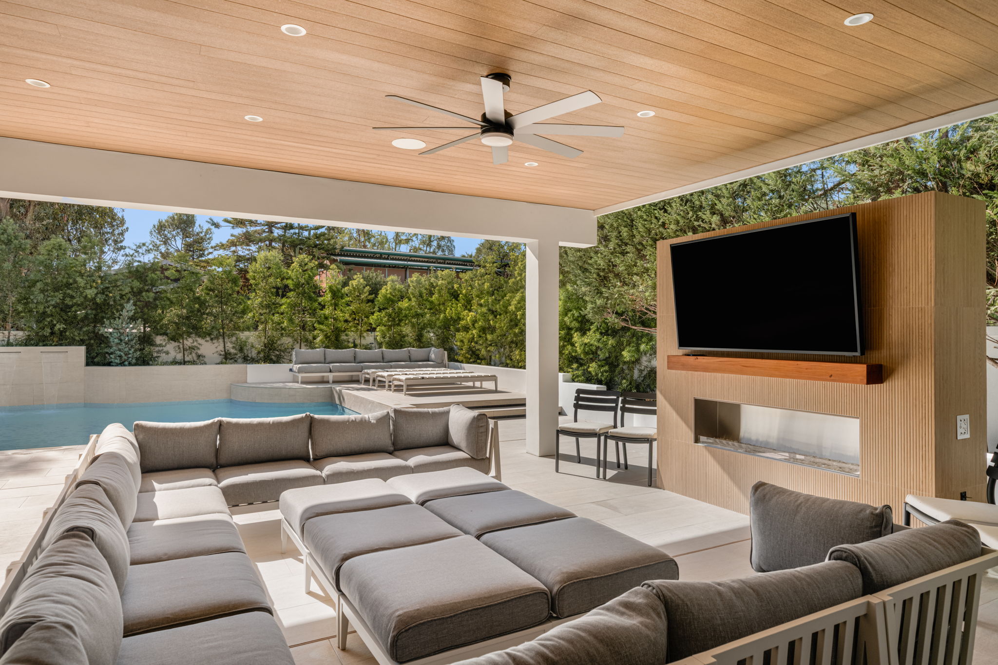 San Juan Capistrano poolside pergola project